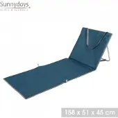 Sunnydays “LE SIERRA BLANCA” strandmatras blauwgrijs 158 × 51 × H45 cm