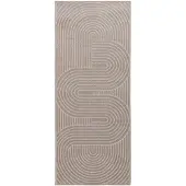 vidaXL Vloerkleden Rechthoekig PALMERAS Beige 200 x 80 cm Polyester
