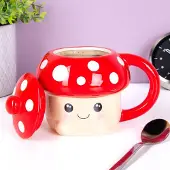 Out of the blue Kawaii Paddenstoel Mok van
