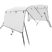 vidaXL Biminitop 3 bogen met zijwanden 183x(137-152)x137 cm