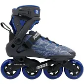 Roces R-Evo 84 Skeelers – 84mm – Softboot – Extra Comfort & Stabiliteit – Heel Lock & Easy Entry – ABEC-7 – Fitness Inline Skates – Heren / Dames – Zwart/Blauw – Maat 37