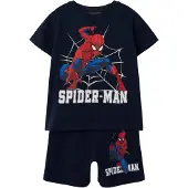 Name it Nachtkledij 'Spider-Man' navy / royal blue/koningsblauw / rood / wit