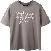 LMTD Shirt aardetinten / wit