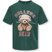 ONLY Kogbillie T-shirts Dames Groen 122/128