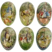 Meander Ei karton Beatrix Potter, 6 ass. 18cm