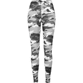 Urban Classics Leggings grijs / zwart / wit