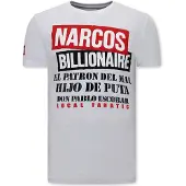 Local Fanatic T-shirt met print narcos