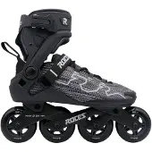 Roces R-Evo 84 Skeelers – 84mm – Softboot – Extra Comfort & Stabiliteit – Heel Lock & Easy Entry – ABEC-7 – Fitness Inline Skates – Heren / Dames – Zwart/Antraciet – Maat 41