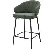 DS4U - Sofia barkruk 65 cm - groen met zwarte poot