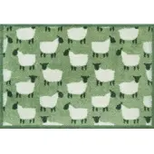 Turtle Mat Turtle Wasbare Deurmat - Flock Green - 60 x85cm
