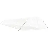 vidaXL Tuinkas met stalen frame 110 m² 22x5x2,3 m wit