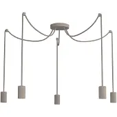 Segula Hanglamp Spyder 5-lichts zand bruin
