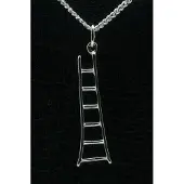 MOOYE ® - Collectie Zilveren Ladder ketting hanger