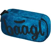 Baagl School etui Blauw 1-rits