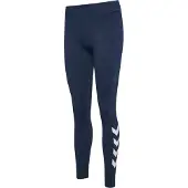 Hummel Sportbroek 'Pulse' zwart gemêleerd / wit