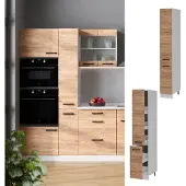 Vicco R-Line Apotheekkast – 30 cm Krachtige eik goud