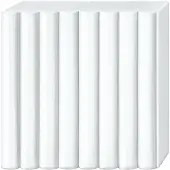 Fimo professional - ovenhardende boetseerklei - blok 57 gr - wit