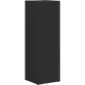 vidaXL Zijplank 33 x 32 x 100,5 cm Bewerkt hout Zwart