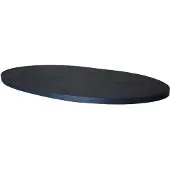 MD Interior Ceder tafelblad zwart ovaal met visgraatpatroon 220x100cm