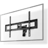 Nedis TVWM1550BK, 94 cm (37 inch), 177,8 cm (70 inch), 25 kg, 100 x 100 mm, 600 x 400 mm, Zwart