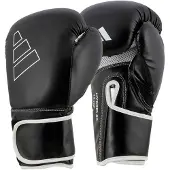 Adidas Bokshandschoenen Hybrid 80 - Zwart/Wit - 12 oz