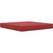 vidaXL Buitenbankkussen Polyester Wijnrood 80 x 80 x 8 cm