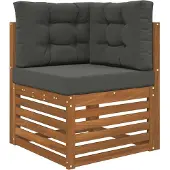 vidaXL Buitenbankkussen Polyester Antraciet 60 x 60 x 8 cm