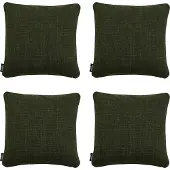 Madison sierkussen nola green 45x45x10cm set van 4