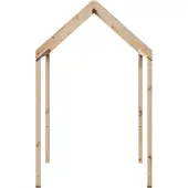 vidaXL Kinderbedhuisje 207x95,5x159 cm massief grenenhout