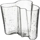 Iittala Aalto Vase 120mm Bubble Glass - Vazen Mondgeblazen Glas Clear - 1084771