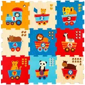 B Beez - Foam Floor Puzzle Mat, 19 Pcs (53004)