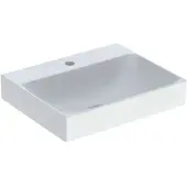 Geberit ONE - Wastafel 50x40x14 cm, zonder overloop, met kraangat, KeraTect, wit 505.020.01.6