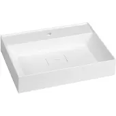 Sapho Godiva - Wastafel 58x44 cm, zonder overloop, kraangat, wit GU058