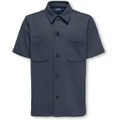 Only & Sons Junior Overhemd 'OSJNew Kodyl' nachtblauw