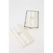 Zusss Cadeausets - Servetten En Servethouder - Verjaardag - Cadeau Keramiek Wit