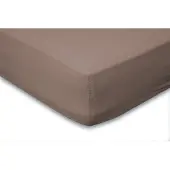 Eleganzzz Hoeslaken Katoen Perkal 35cm Hoekhoogte - taupe 120x200cm
