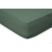Eleganzzz Hoeslaken Katoen Perkal 35cm Hoekhoogte - grenat green 120x200cm