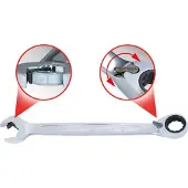 Ks Tools 503.5924 503.5924 Ring-steeksleutel Sleutelbreedte (metrisch) 24 mm