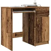 vidaXL Bureau 86x49x76 cm spaanplaat oud hout