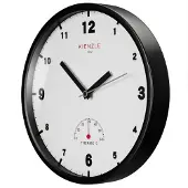 KIENZLE DCF draadloze wandklok voor tuin en buitengebruik, 30 cm