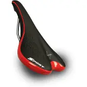 Voltano Race / MTB Fietszadel – Zwart / Rood - Unisex