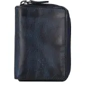 Jack kinsky Nelson Portemonnee RFID Leer 11 cm - Jongens - Staand formaat - marine