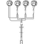 Hella 8KA 155 372-001 Kabelset, koplamp