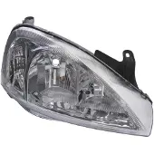 VAN WEZEL KOPLAMP RECHTS MET KNIPPERLICHT van '03 tot '05 2xH7 +Mot. Type AL 3779964 Van Wezel voor o.a. OPEL