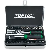 Toptul Dopsleutelset 1/4 32 stuks