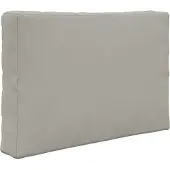 vidaXL Buitenbankkussen Polyester Grijs 60 x 60 x 8 cm