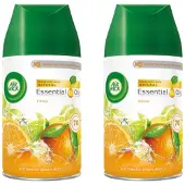 Air Wick Navulling Essential Oil Citrus 2 x 250 ml (Lemon & Ginseng)