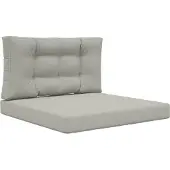 vidaXL Buitenbankkussen Polyester Grijs 80 x 80 cm