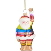 Sass & Belle Regenboog Kerstman kerstbal -