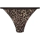Hunkemoller String bruin / zwart
